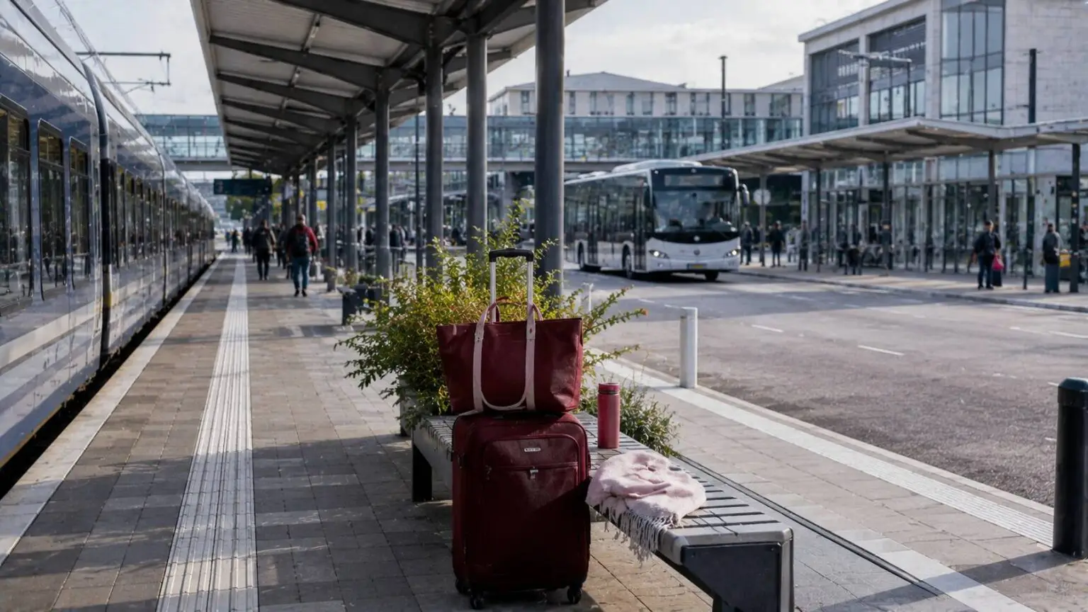 Verschillende vervoersmogelijkheden en reisdiensten komen samen tijdens een reis.